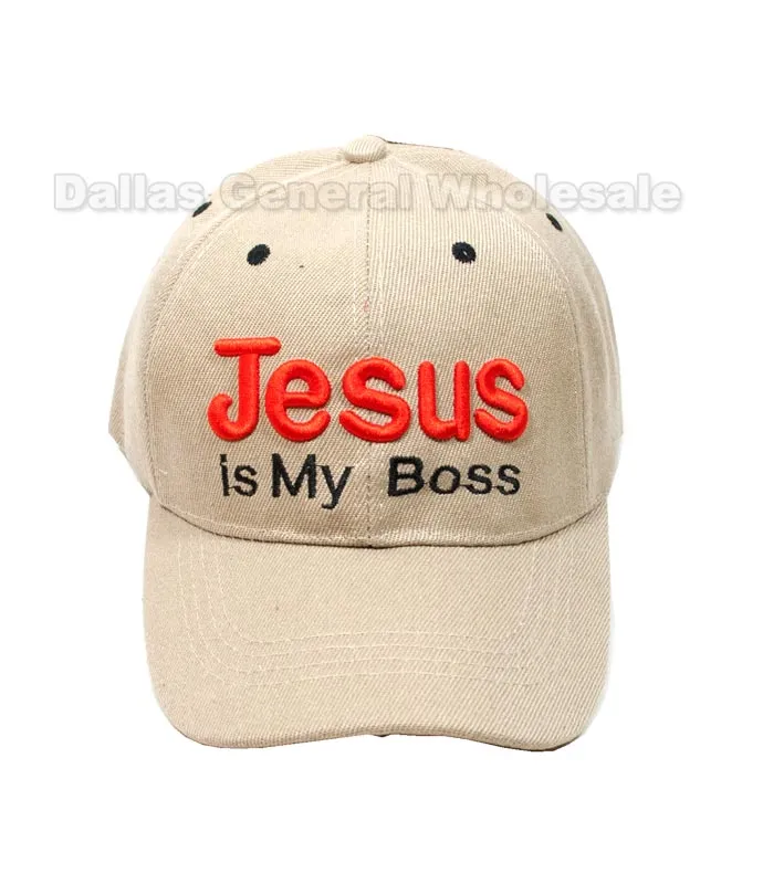 "Jesus is my boss" Casual Caps Wholesale