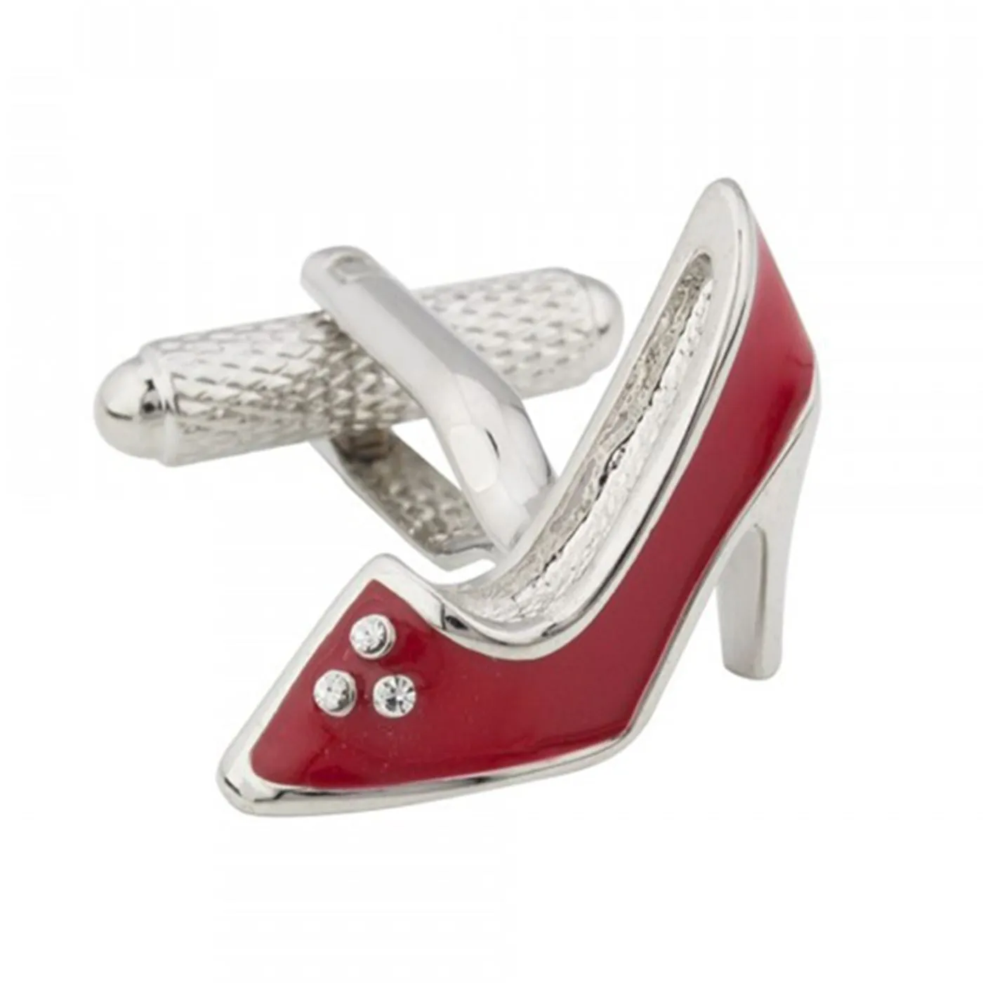 Red High Heel Cufflinks