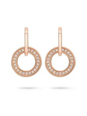 Roulette Classic Rose Gold Diamond Earrings