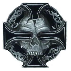 Skull and Cross Belt Buckle