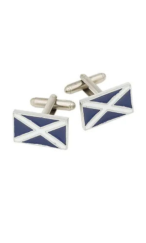 St. Andrews Saltire Enamel Cufflinks by Sgian Dubh Co