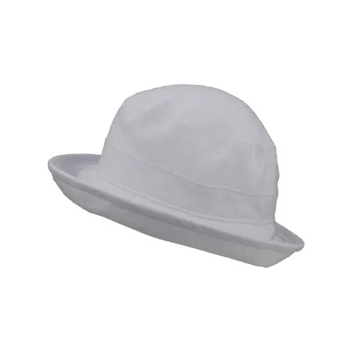 Sun Protection Bowler Hat - Patio Linen