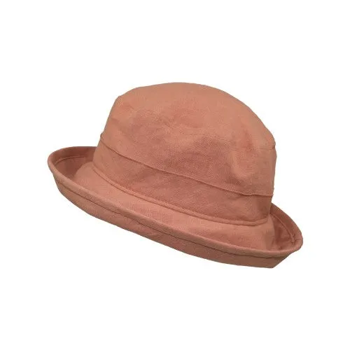 Sun Protection Bowler Hat - Patio Linen