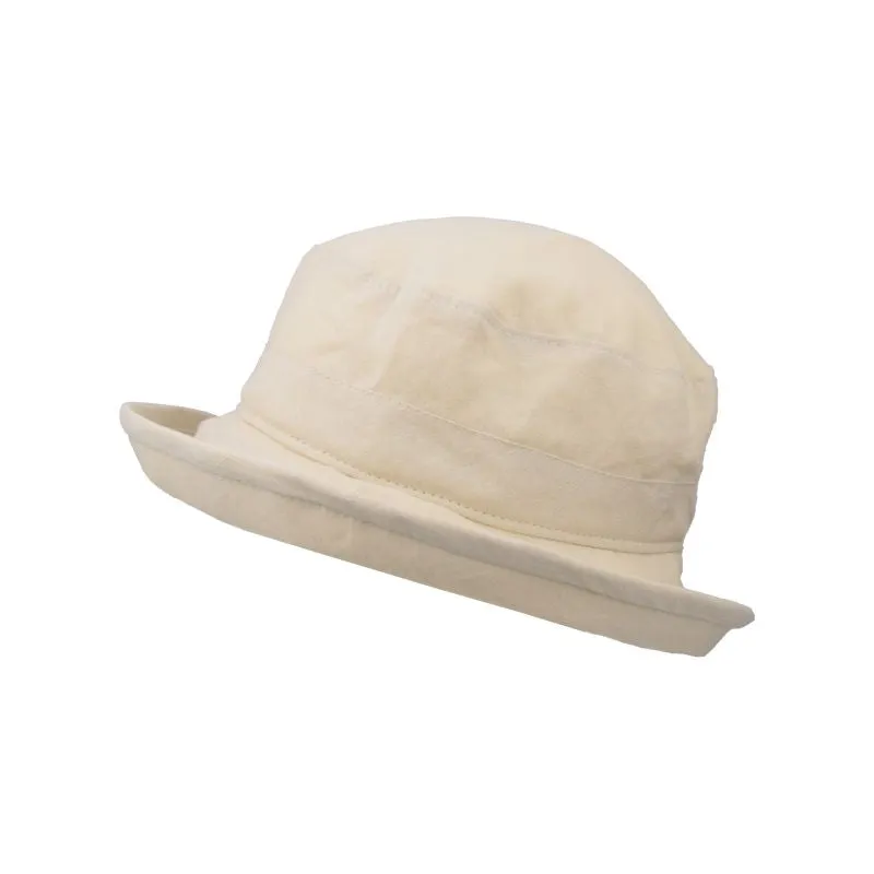 Sun Protection Bowler Hat - Patio Linen