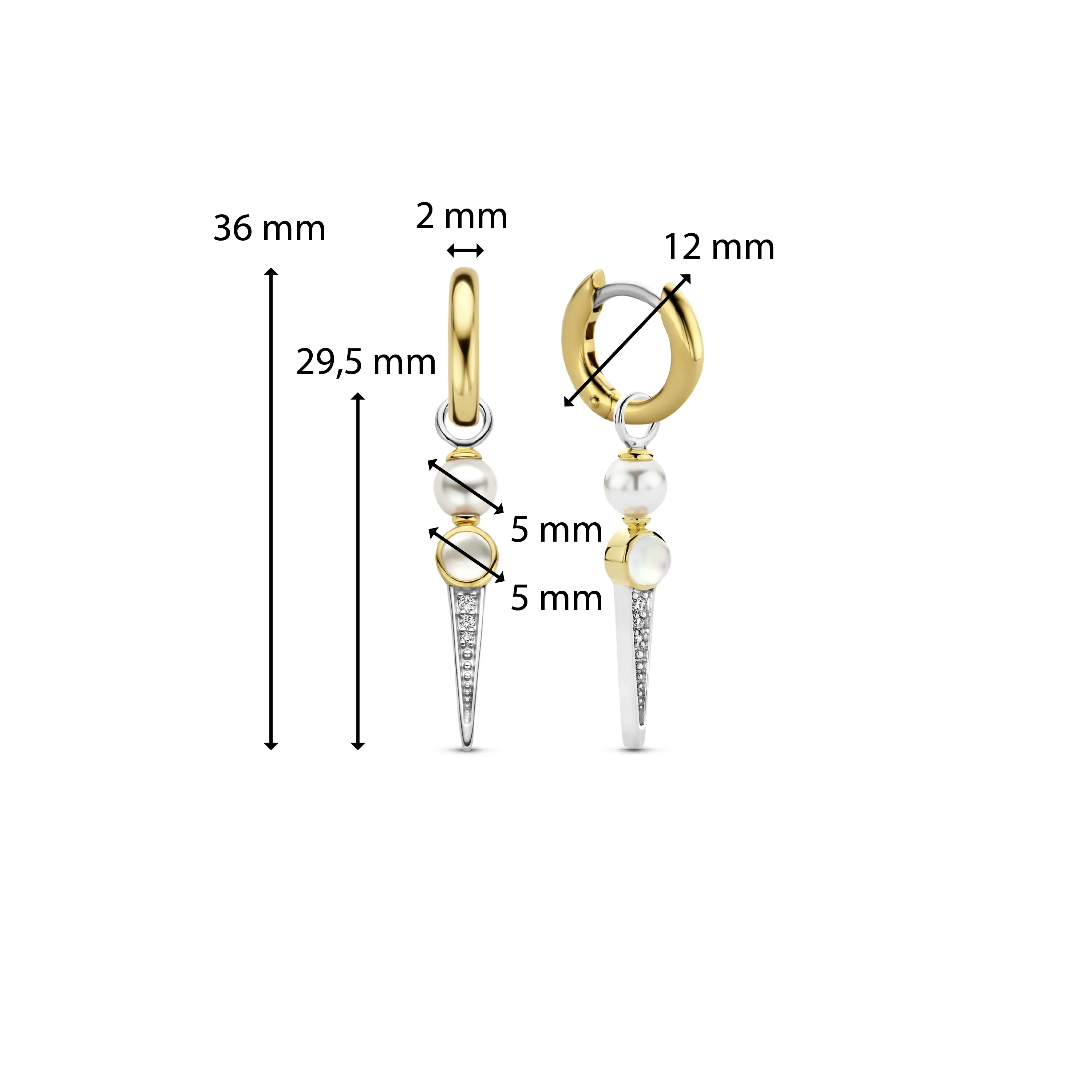 TI SENTO Earrings 7933YP