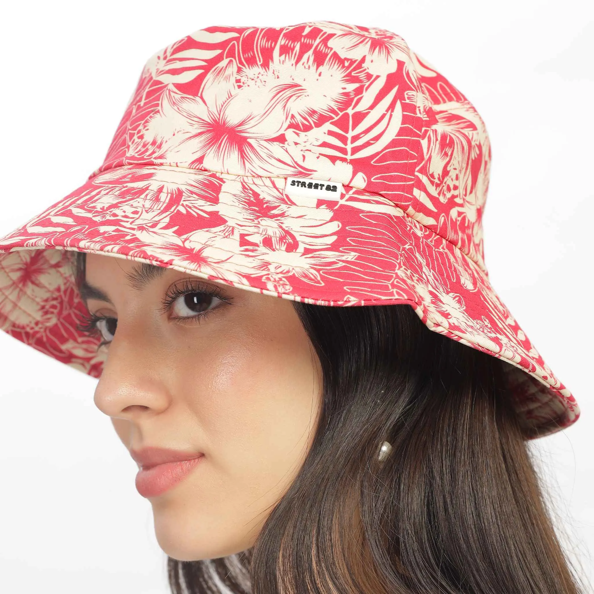 Tropical Vibe Sun-Proof Bucket Hat