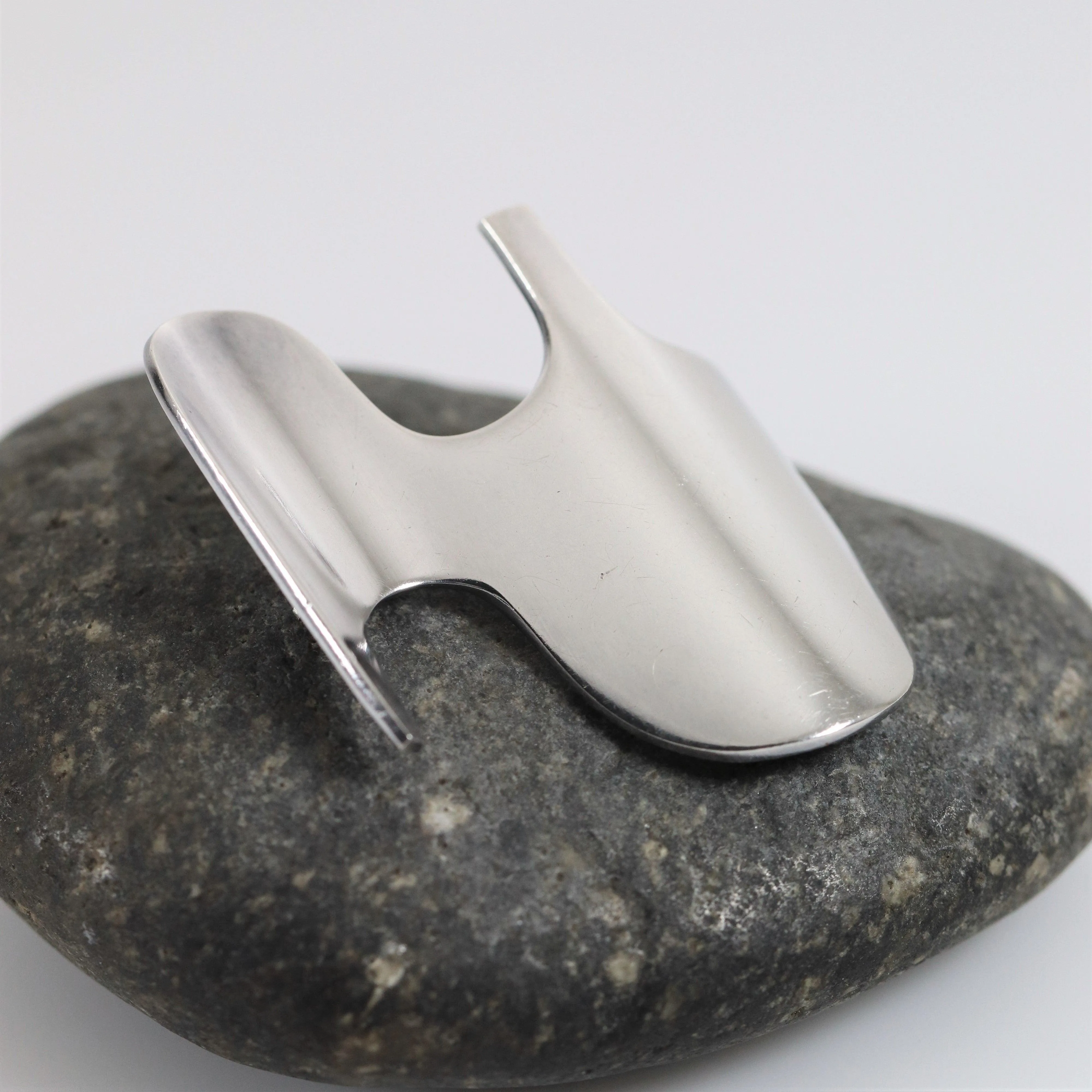 Vintage Georg Jensen Jewelry | Mid-Century Modernist Wave Brooch 362