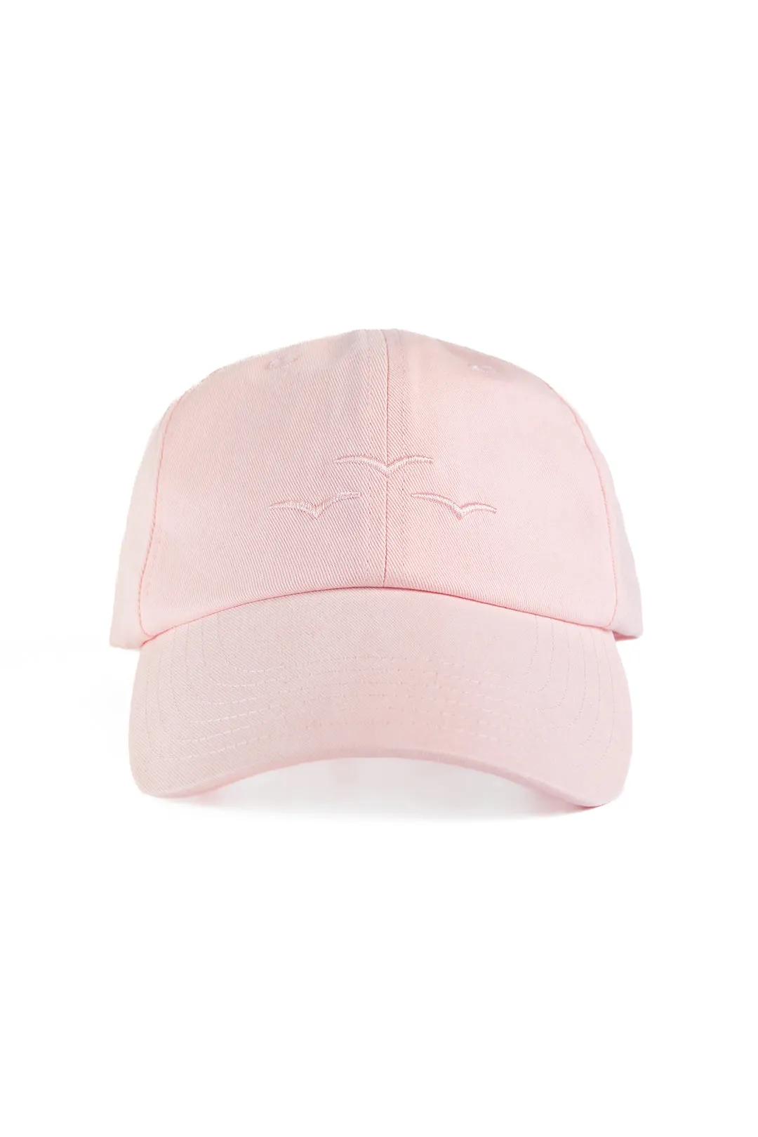 Washed cotton twill dad’s baseball cap in bubblegum