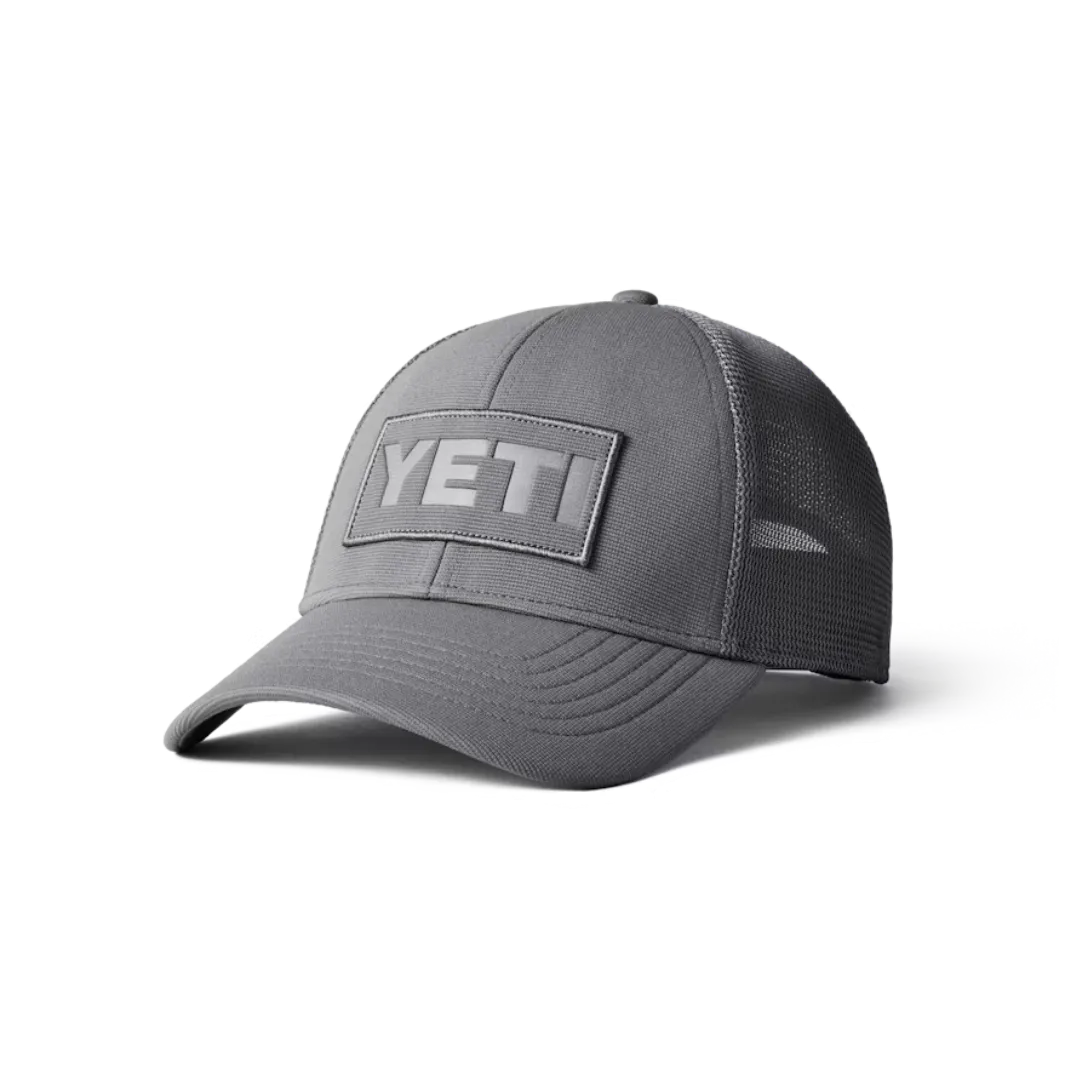 Yeti Men's Logo Patch Low Pro Trucker Gray Cap