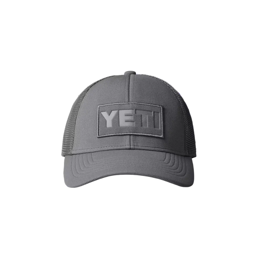 Yeti Men's Logo Patch Low Pro Trucker Gray Cap